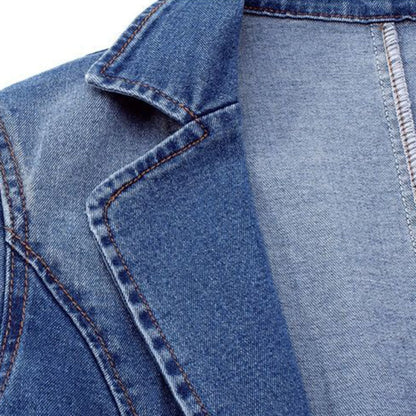 Magdalena Blazer Femme – Blazer en Denim Moderne Élégant & Polyvalent pour Toutes Occasions