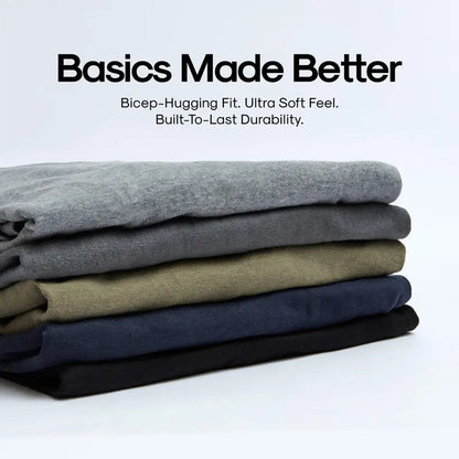 Men's 4-Pack Short Sleeve Crew Neck T-Shirts