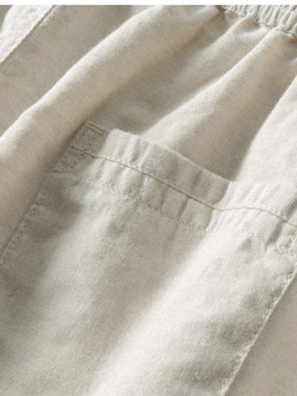 Richard Summer Outfit for Men – Breathable Linen Look with Short Sleeves & Comfortable Pants