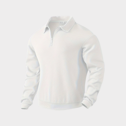 Victor Pull Homme – Pull Chaud en Maille avec Motif Géométrique & Coupe Confortable