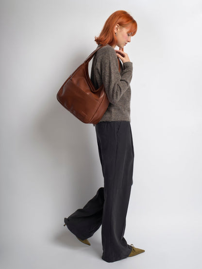 Luciana Sac Femme Épaule Vegan – Hobo Minimaliste Élégant & Spacieux 13"