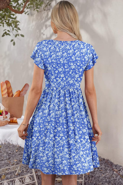 Clara Midi Dress for Women – Sleeveless Buttoned V-Neck Dress with Pockets for Summer