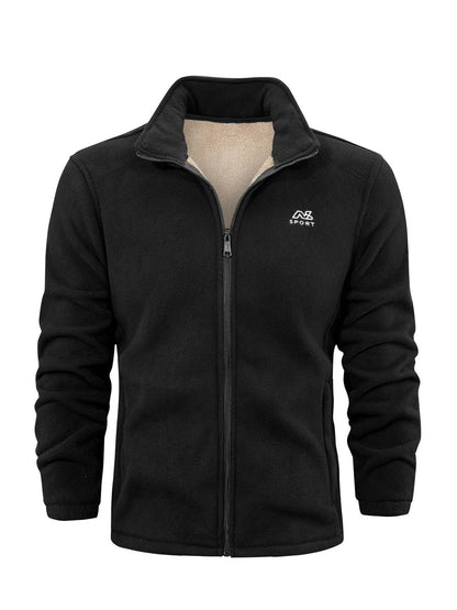 Alvin Unisex Fleece Jacket with Sherpa Lining – Warm, Comfortable & Everyday Use