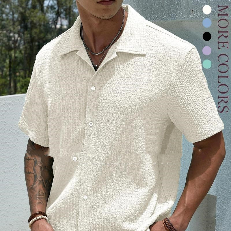 Jay Casual Shirt for Men – Modern Short Sleeve Shirt for Summer, Holidays & Everyday