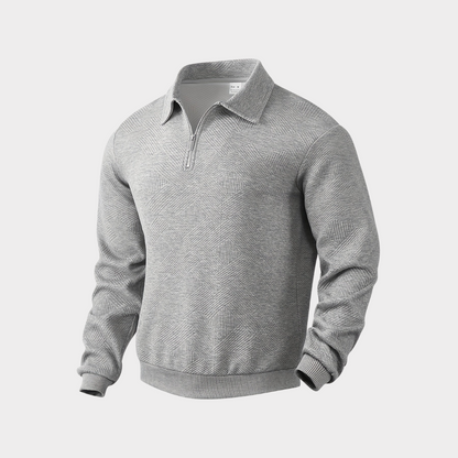 Victor Pull Homme – Pull Chaud en Maille avec Motif Géométrique & Coupe Confortable