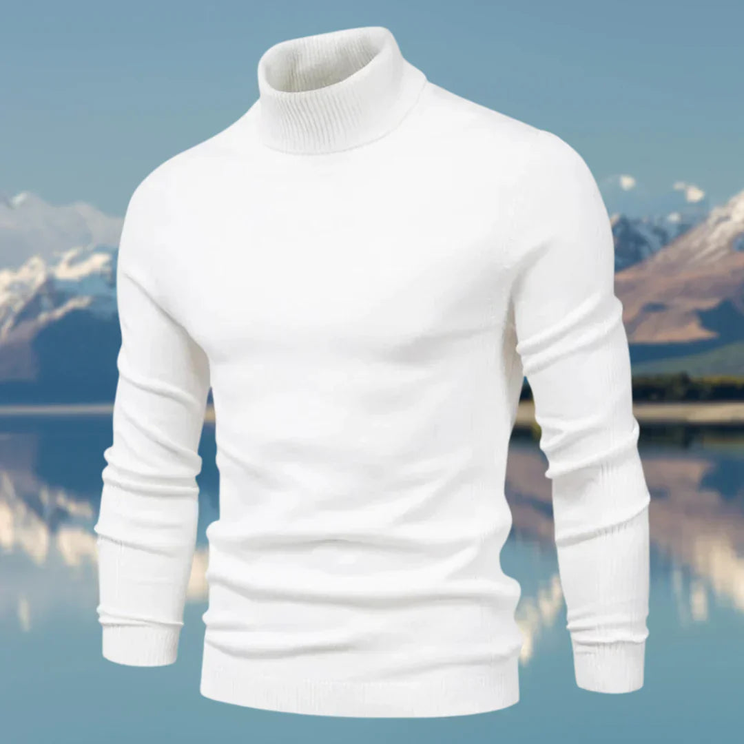 Vince Pull Col Roulé Homme – Classique en Maille Douce, Ajusté & Élégant pour l’Hiver