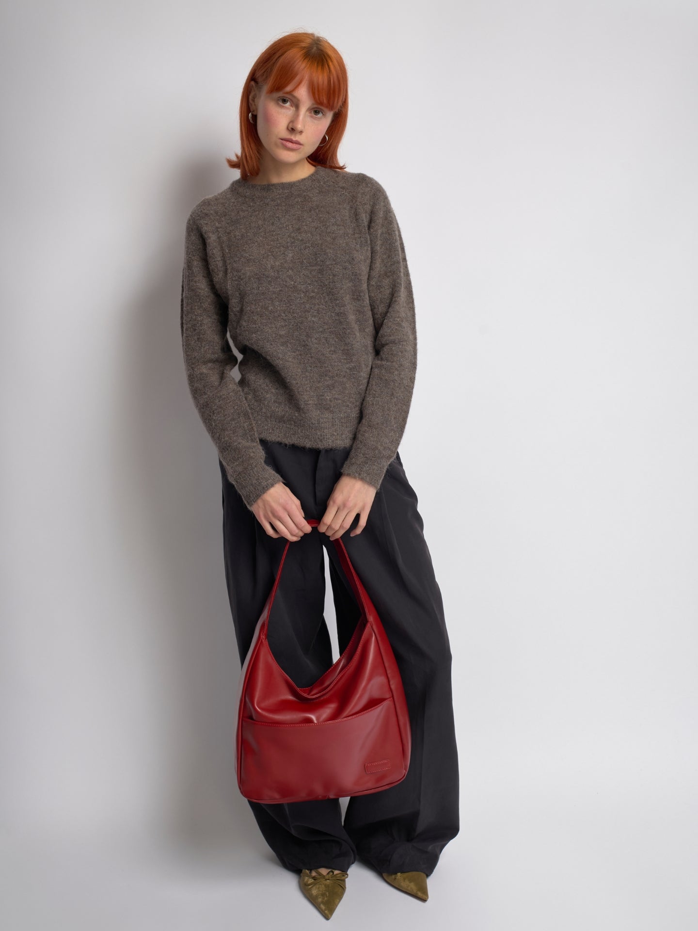 Luciana Sac Femme Épaule Vegan – Hobo Minimaliste Élégant & Spacieux 13"
