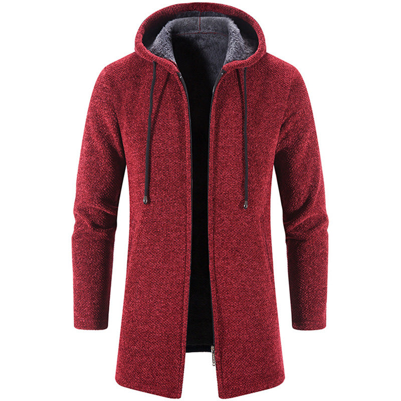Reginald – Men's Fleece Hoodie – Soft and Warm Outdoor Coat with Comfortable Fit for Cold Weather