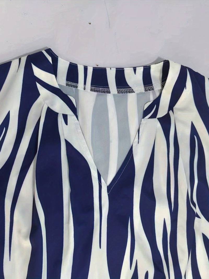 Norah Robe Courte Femme – Robe Sans Manches à Rayures pour Été & Look Décontracté