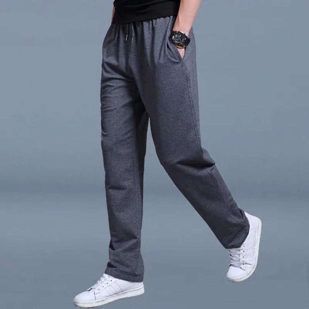Larry Jogging for Men – Premium Cotton with Adjustable Waist, Modern Fit & Breathable Comfort