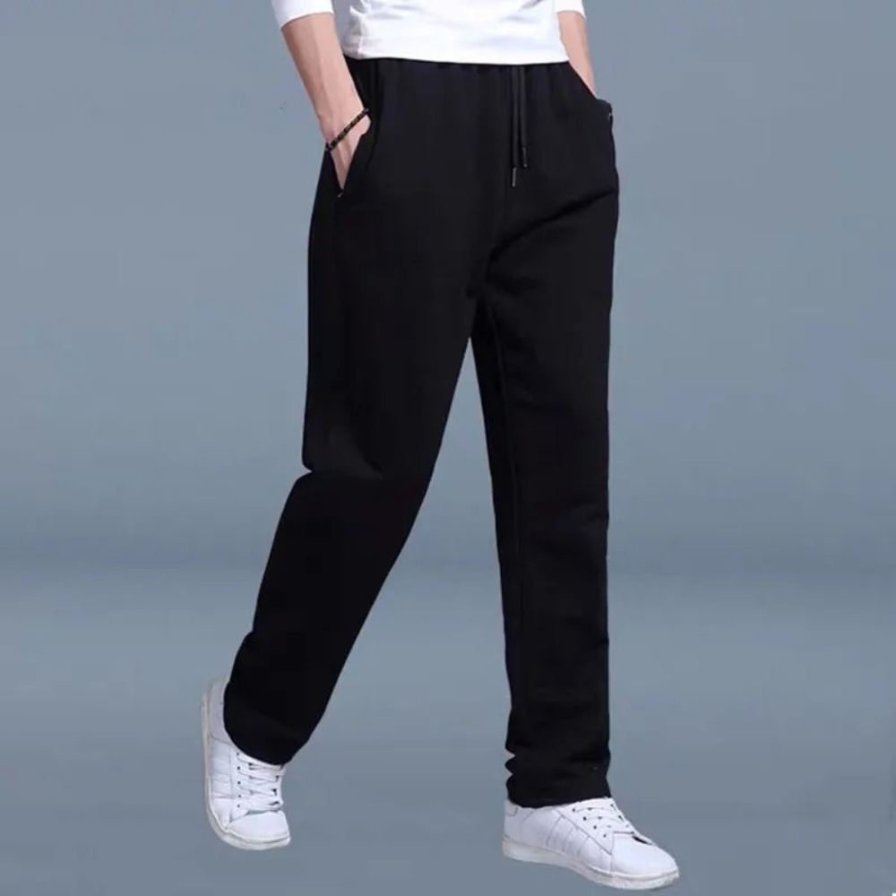 Larry Jogging for Men – Premium Cotton with Adjustable Waist, Modern Fit & Breathable Comfort