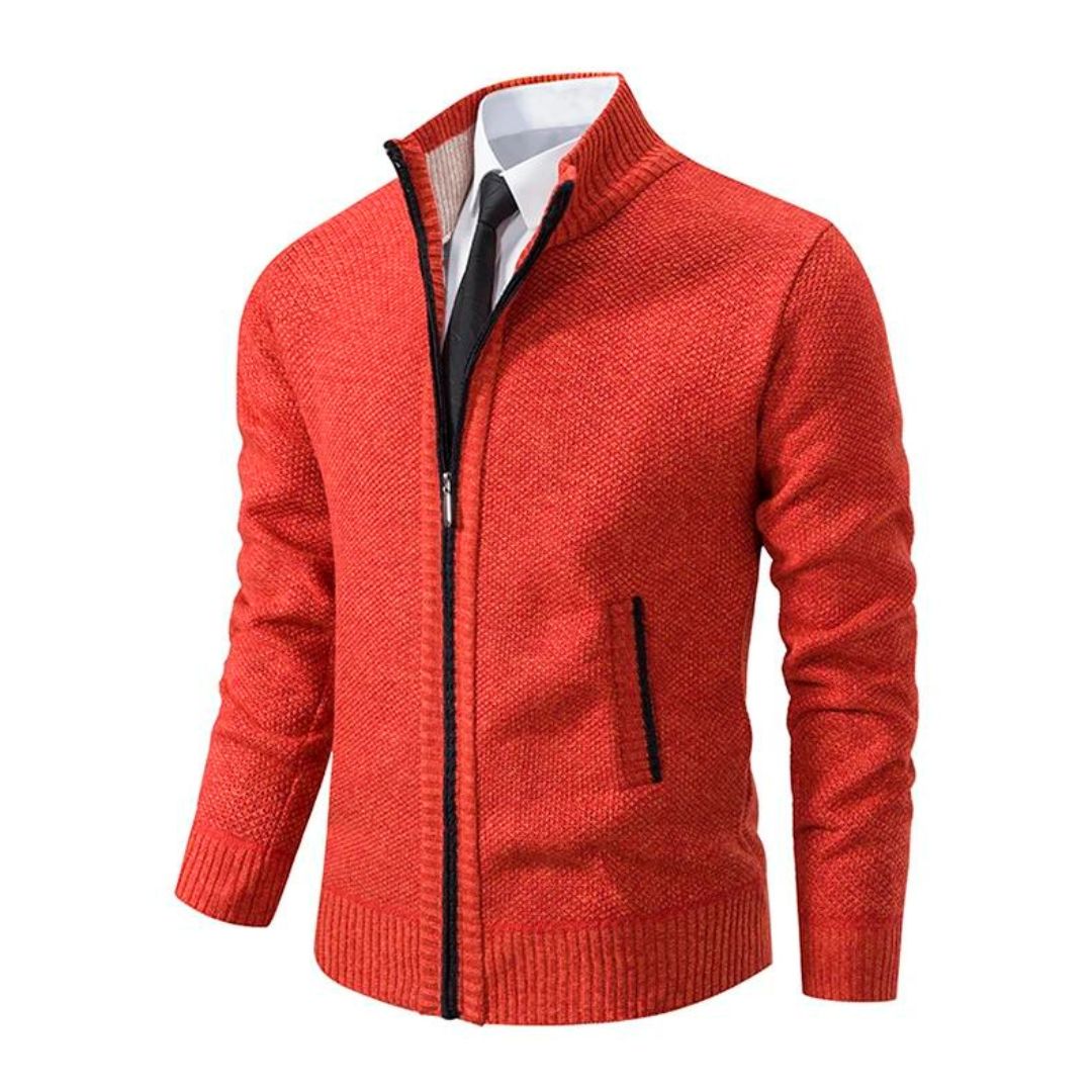 Elegant Men's Sweater-Red