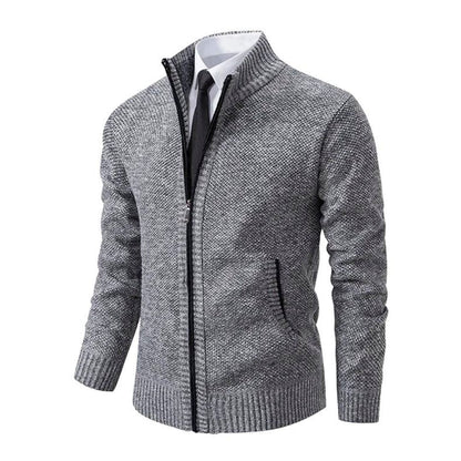 Gray Knit Sweater detail