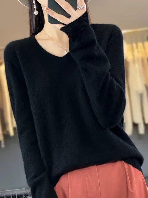 Lily Women's Sweater – Elegant Knit in Soft & Comfortable Blend with Long Sleeves