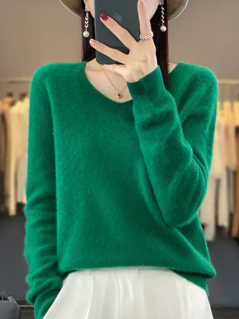 Lily Women's Sweater – Elegant Knit in Soft & Comfortable Blend with Long Sleeves