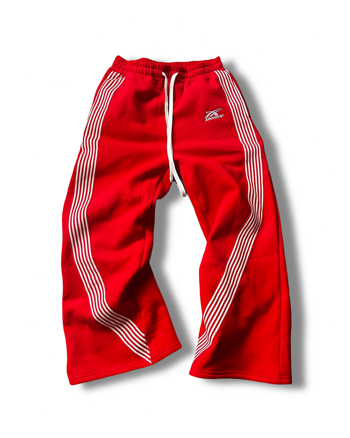 ARCHIVE ESSENTIAL WIDELEG SWEATPANTS RED
