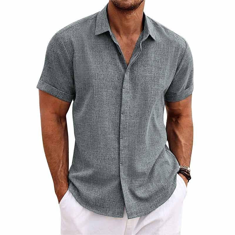 Joshua Men's Polo – Short Sleeves, Button Closure & Comfortable Fit for Everyday Use