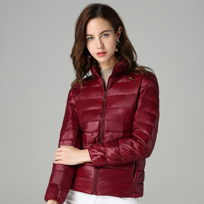 Aurora versatile rain jacket for women - dark pink