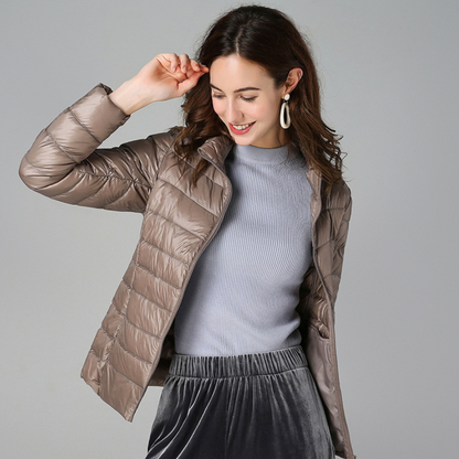 Aurora women's waterproof jacket - gray