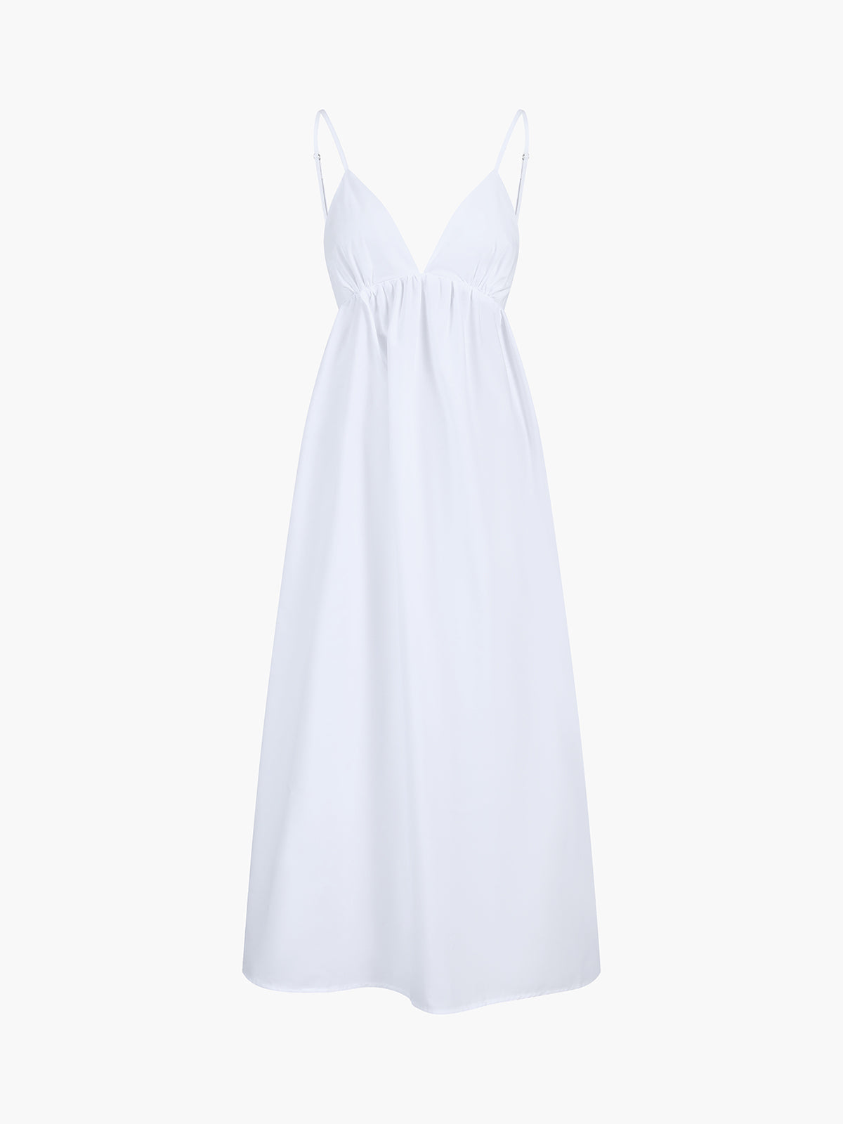 Camille Robe Longue Femme – Robe d’Été Légère avec Dos Nu & Coupe Fluide Élégante