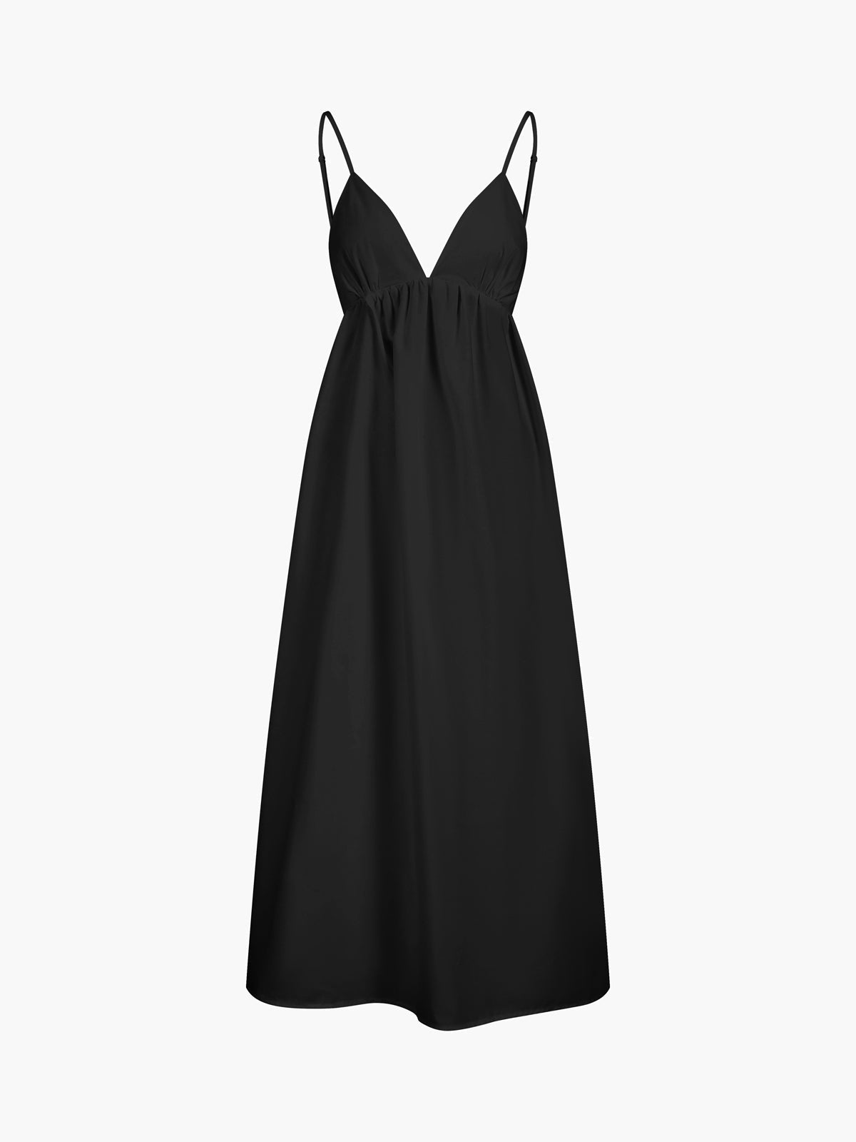 Camille Robe Longue Femme – Robe d’Été Légère avec Dos Nu & Coupe Fluide Élégante