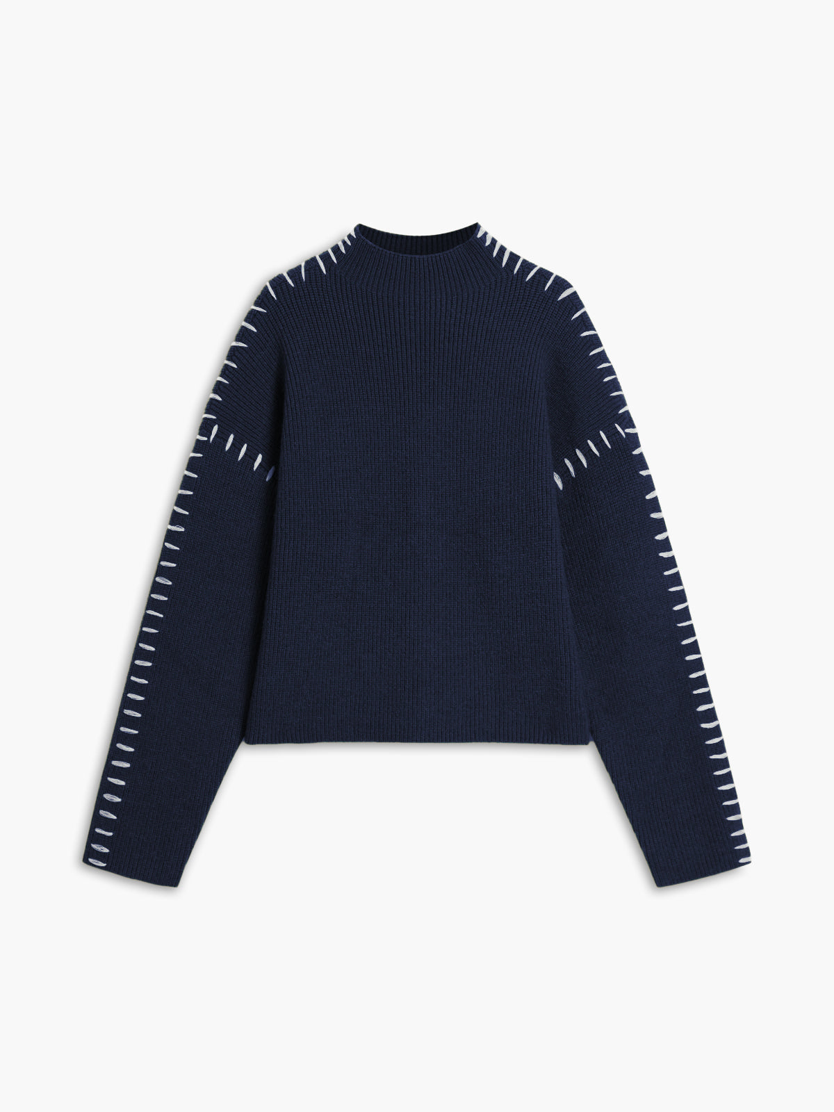 Kayla Pull Femme – Pull Oversize à Col Montant en Maille Douce Chic & Confortable