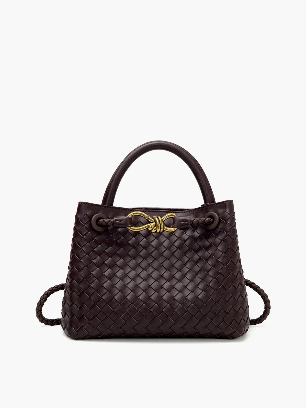 Joline Sac Femme Tissé à la Main – Sac à Main Élégant en Rotin avec Bandoulière Réglable