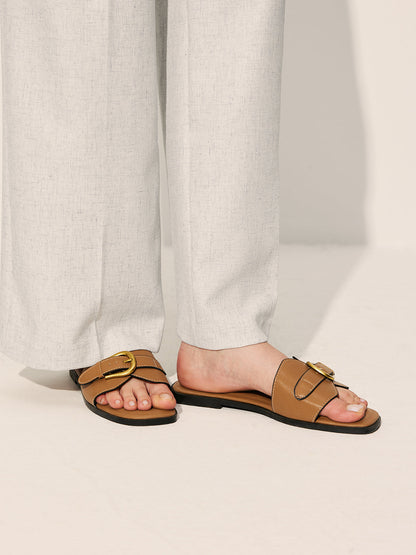 Héloïse Sandales Femme Cuir – Confortables avec Bride Ajustable & Semelle Ergonomique