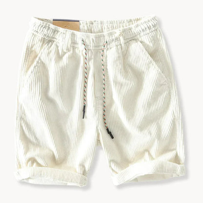 Short en Velours Homme Keith – Short d’Été Réglable en Coton Doux avec Coupe Confortable