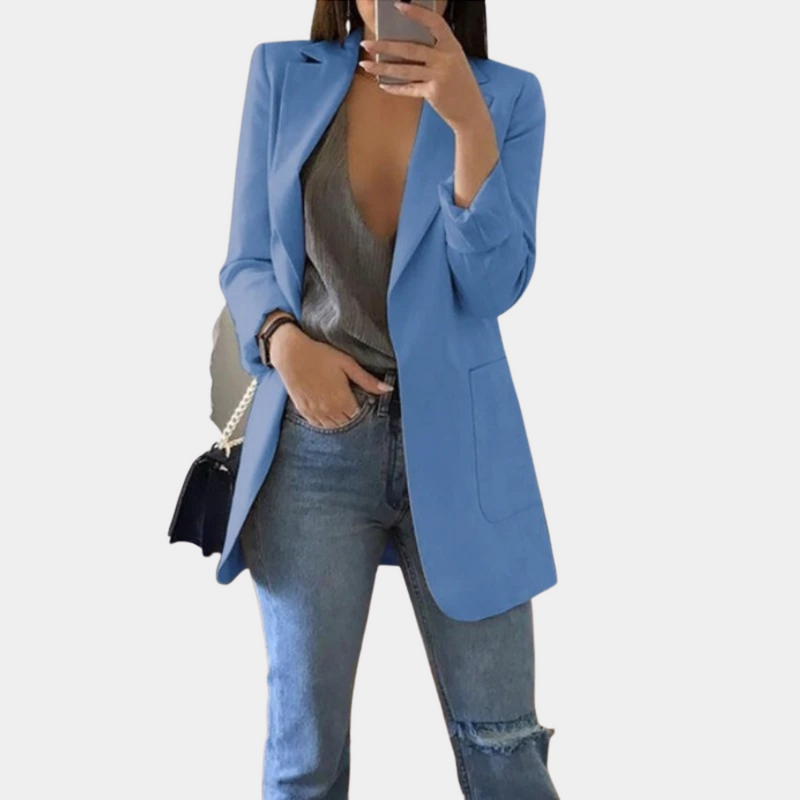 Bella Women's Blazer – Elegant Long Sleeve Blazer with Chic and Modern Cut