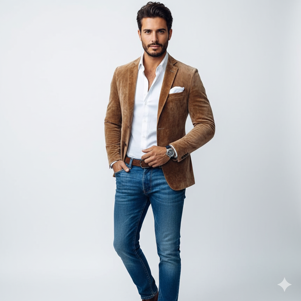 Blake Slim Fit Blazer for Men – Elegant Casual Jacket with Modern Versatile Cut