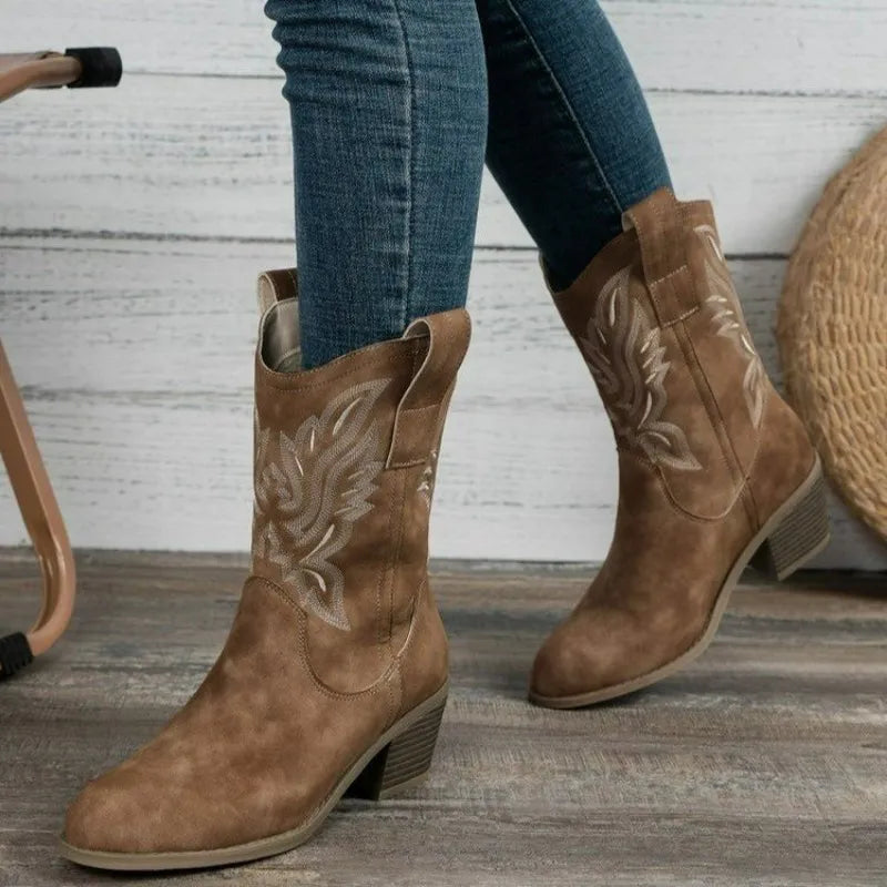 Lydia Bottes Femme – Bottes Élégantes & Confortables Fait Main avec Semelle Antidérapante