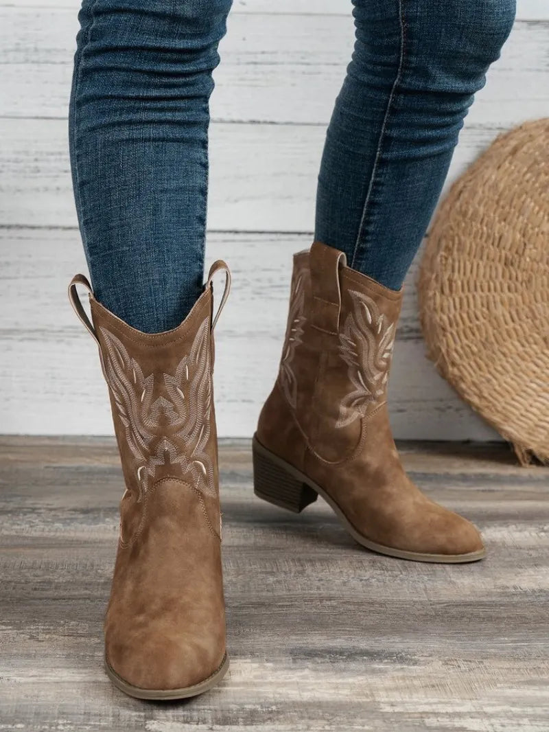 Lydia Bottes Femme – Bottes Élégantes & Confortables Fait Main avec Semelle Antidérapante