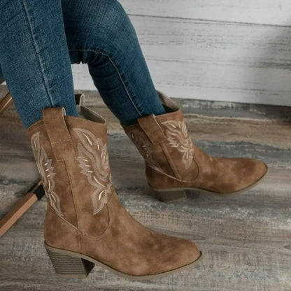 Lydia Bottes Femme – Bottes Élégantes & Confortables Fait Main avec Semelle Antidérapante
