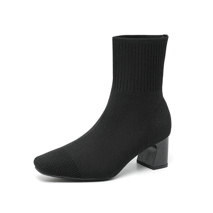 Adele Bottes Femme – Bottes Tricotées Élégantes & Confortables pour Look Chic au Quotidien
