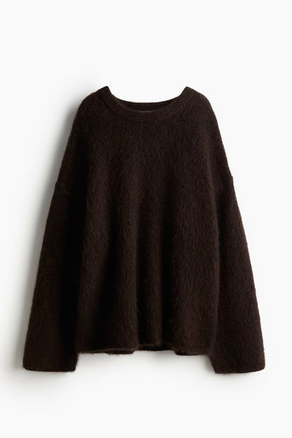 Aurora Pull Femme Luxe en Mohair – Oversize, Doux et Élégant pour Toutes Occasions