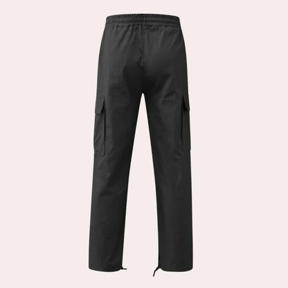 James Cargo Pants for Men – Sturdy Outdoor Pants with Pockets & Elastic Waist