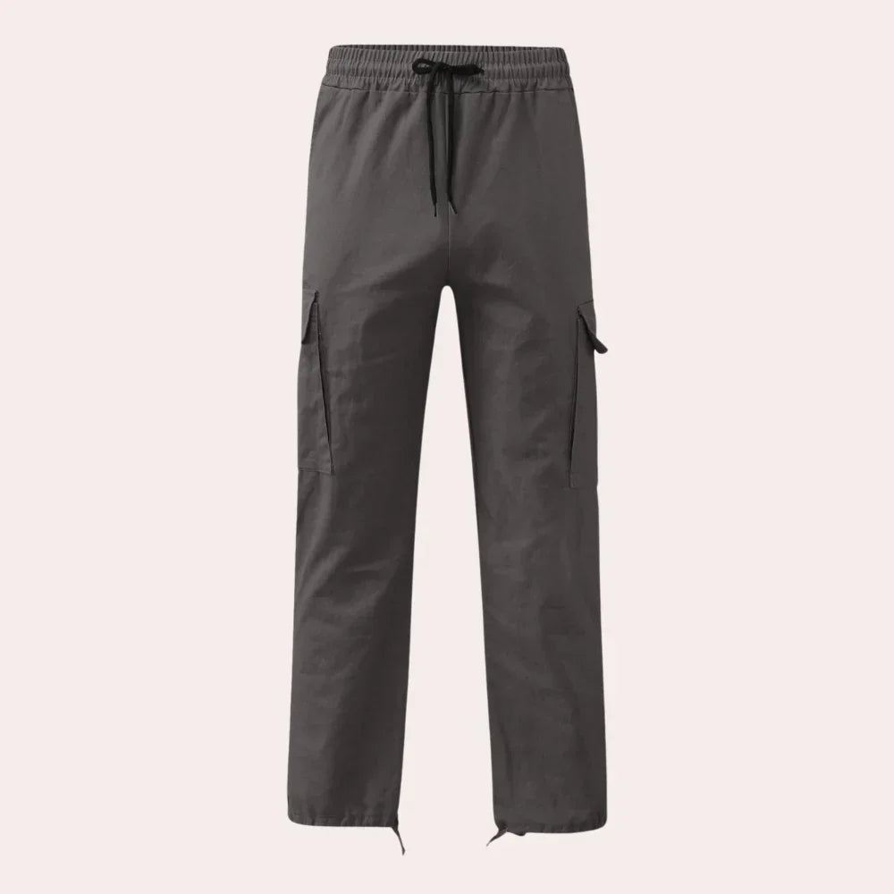 James Cargo Pants for Men – Sturdy Outdoor Pants with Pockets & Elastic Waist