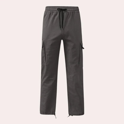 James Cargo Pants for Men – Sturdy Outdoor Pants with Pockets & Elastic Waist