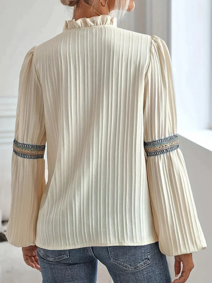 Caroline Blouse Boho Femme – Blouse Élégante et Légère au Style Bohème avec Détails Modernes