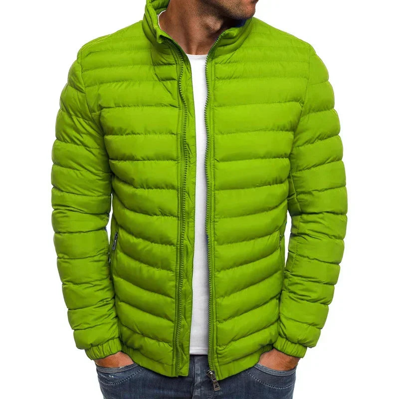 Men's Quilted Jacket design-green