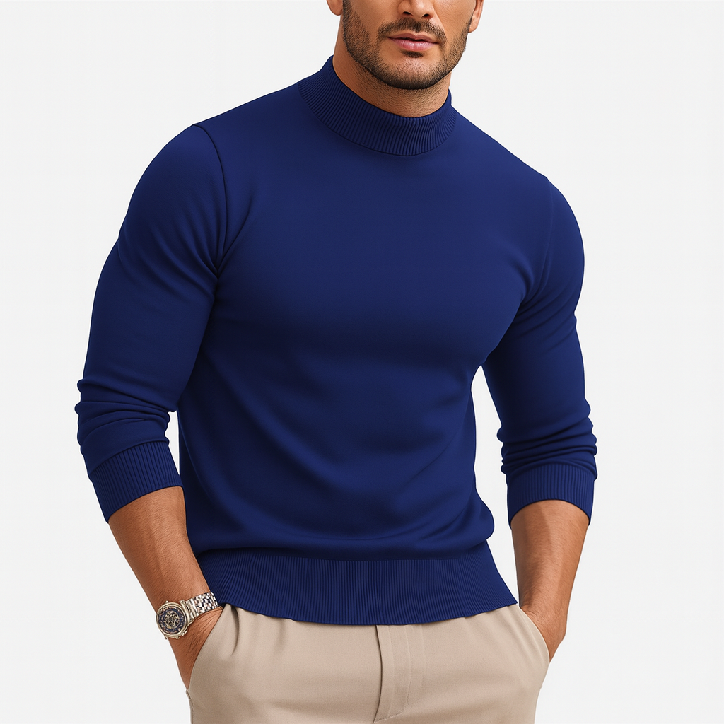 Leonardo Men's Turtleneck Sweater – Premium Soft Knit with a Modern and Elegant Style