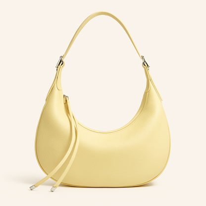 Ailany Sac Hobo Femme – Demi-Lune Élégant en Similicuir Grainé avec Poignée Ajustable