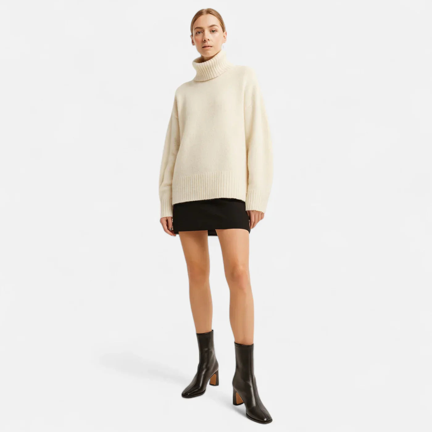 Madison Bottines Femme – Bottines Hiver Vintage à Bout Carré avec Doublure Chaude & Talon Bloc