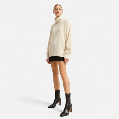 Madison Bottines Femme – Bottines Hiver Vintage à Bout Carré avec Doublure Chaude & Talon Bloc