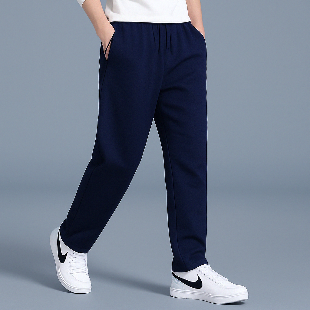 Larry Jogging for Men – Premium Cotton with Adjustable Waist, Modern Fit & Breathable Comfort