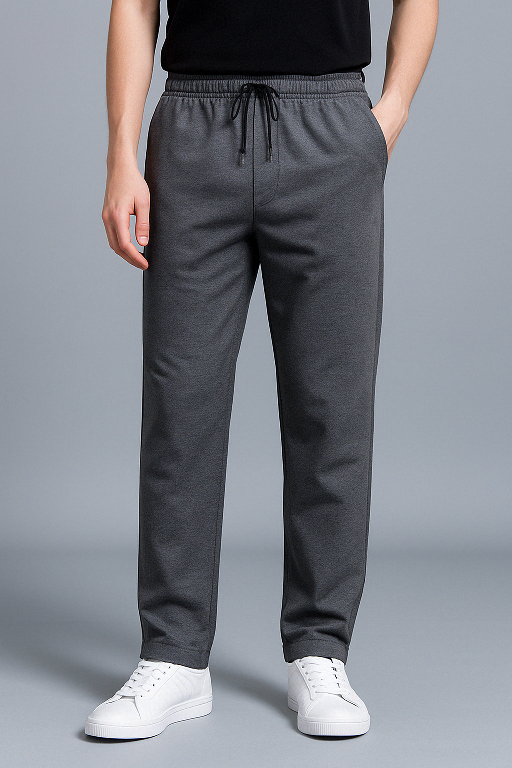 Larry Jogging for Men – Premium Cotton with Adjustable Waist, Modern Fit & Breathable Comfort