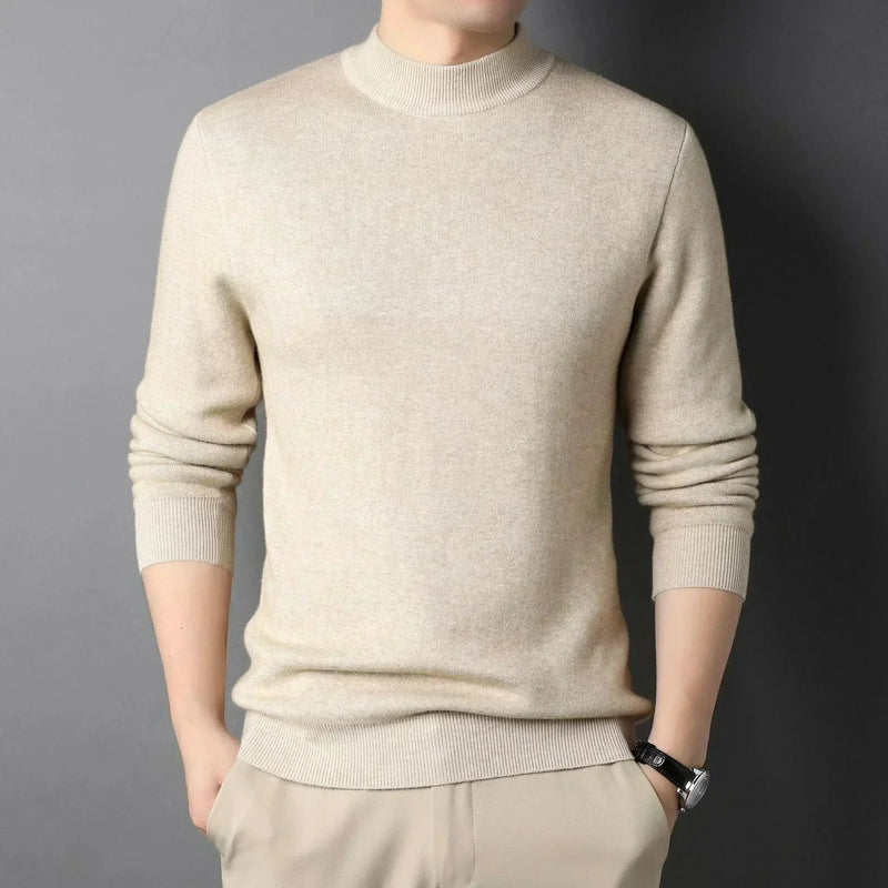 Keneth Men's Turtleneck Sweater – Elegant, Warm & Comfortable in Cashmere Wool Blend