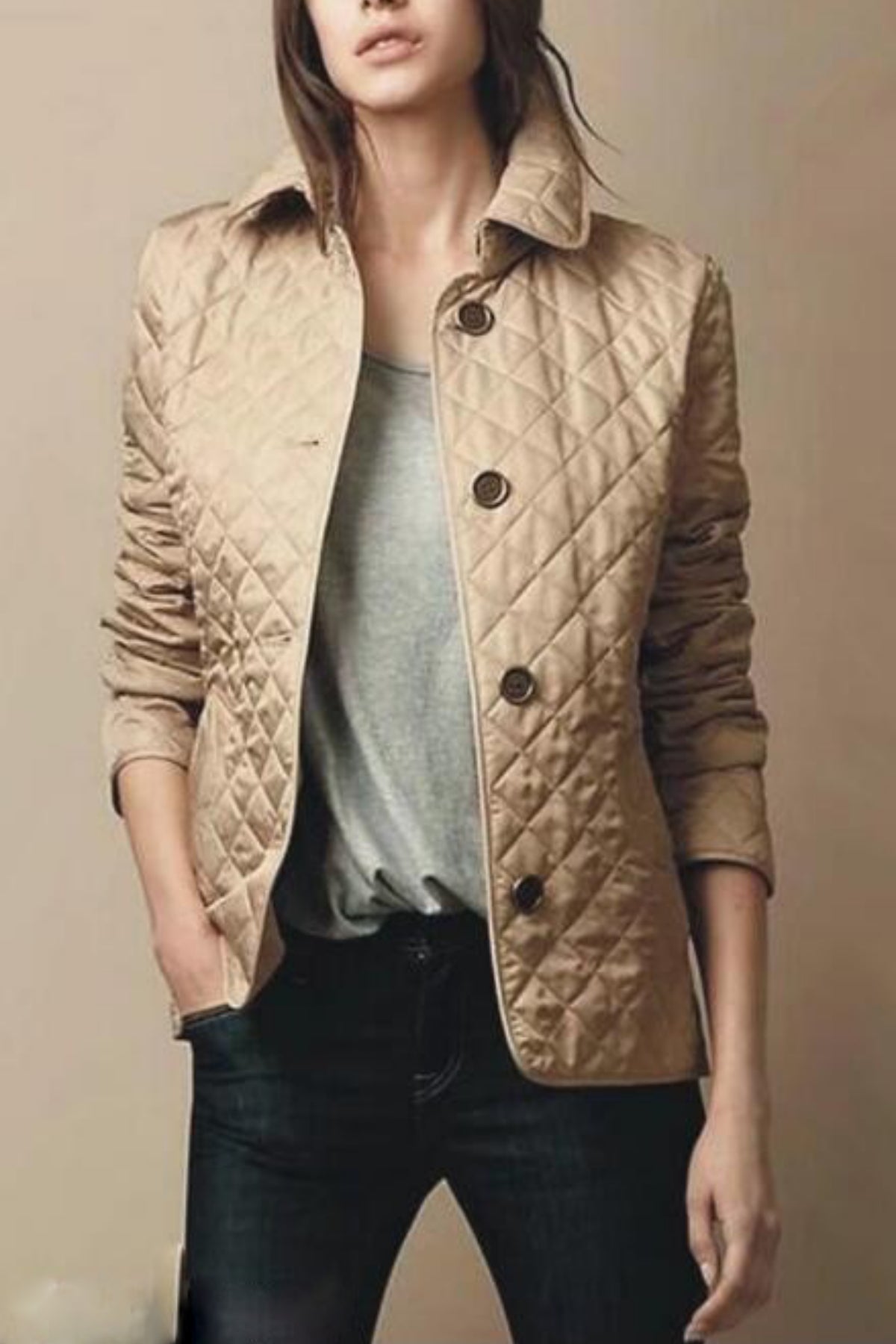 Women's refined quilted jacket by Clara 