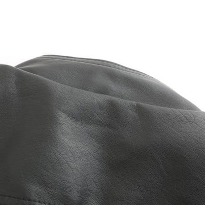 Janiyah Veste Femme en Cuir – Col Montant Chic, Fermetures Éclair & Style Moderne Élégant